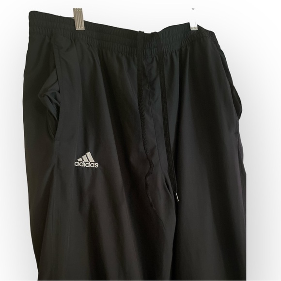 Adidas Men’s XL Black Track Pants Ankle Zip 17” ECU - Picture 6 of 11